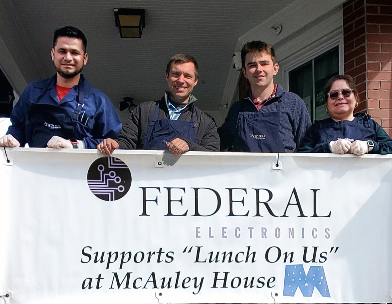 Federal Electronics Continues Tradition of Giving Back Through McAuley Ministries’ Lunch on Us Program