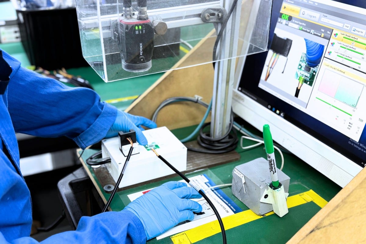 Automated continuity and functional testing verify every cable assembly’s electrical performance and reliability.